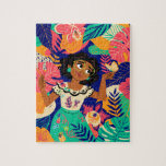 Encanto's Mirabel | Floral Graphic Jigsaw Puzzle<br><div class="desc">Check out this beautiful floral graphic featuring Encanto's Mirabel!</div>