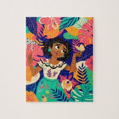 Encanto's Mirabel | Floral Graphic Jigsaw Puzzle