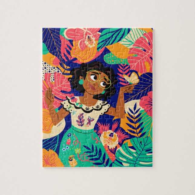 Encanto's Mirabel | Floral Graphic Jigsaw Puzzle (Vertical)