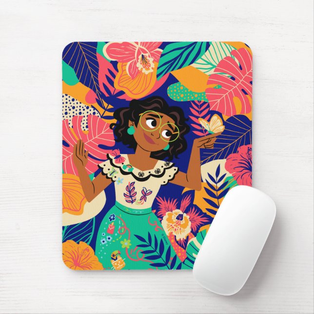 Encanto's Mirabel | Floral Graphic Mouse Pad (With Mouse)