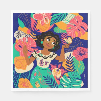 Encanto's Mirabel | Floral Graphic Napkins