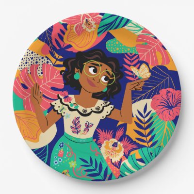 Encanto's Mirabel | Floral Graphic Paper Plates