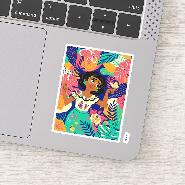 Encanto's Mirabel | Floral Graphic Sticker (Detail)