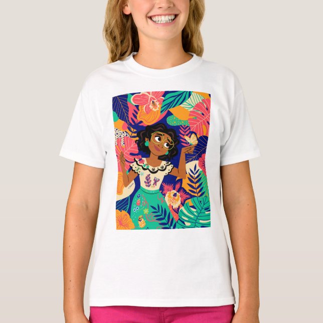 Encanto's Mirabel | Floral Graphic T-Shirt (Front)