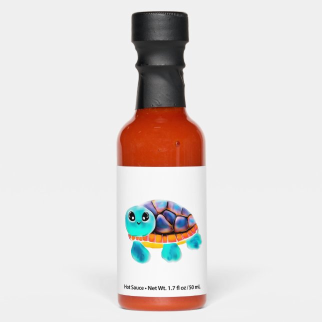 Encaustic painting turtle Copy Hot Sauces (Front)