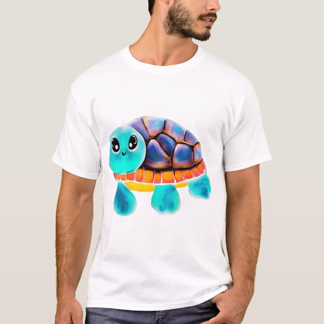 Encaustic painting turtle Copy T-Shirt (Front)
