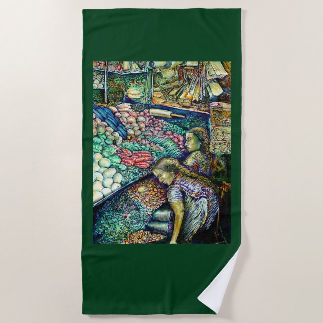Enceladus Beach Towel (Front)