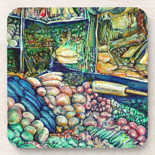 Enceladus Beverage Coaster (Front)