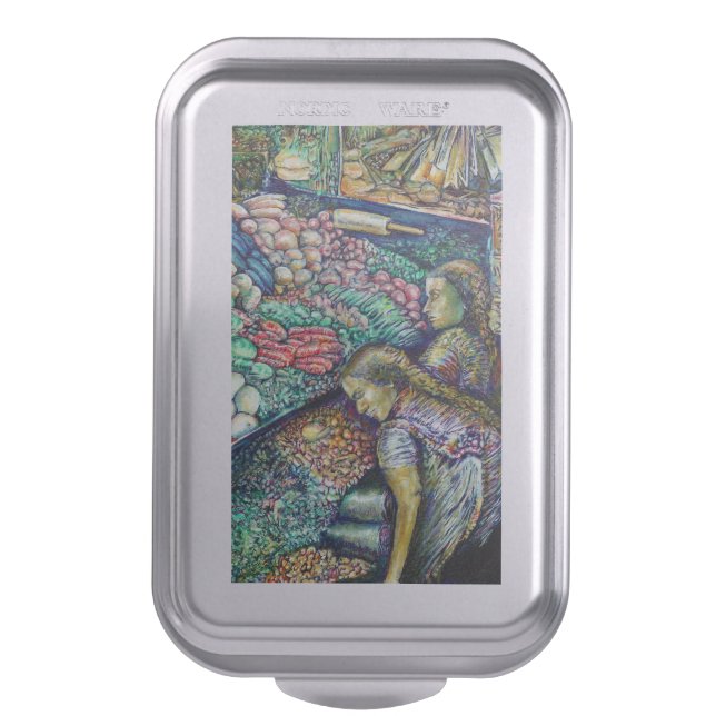 Enceladus Cake Pan (Front Vertical)