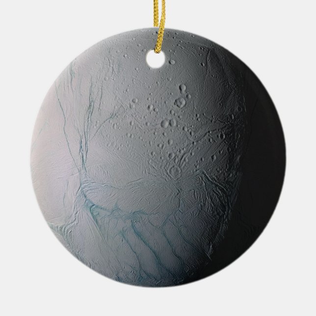 Enceladus Ceramic Ornament (Front)