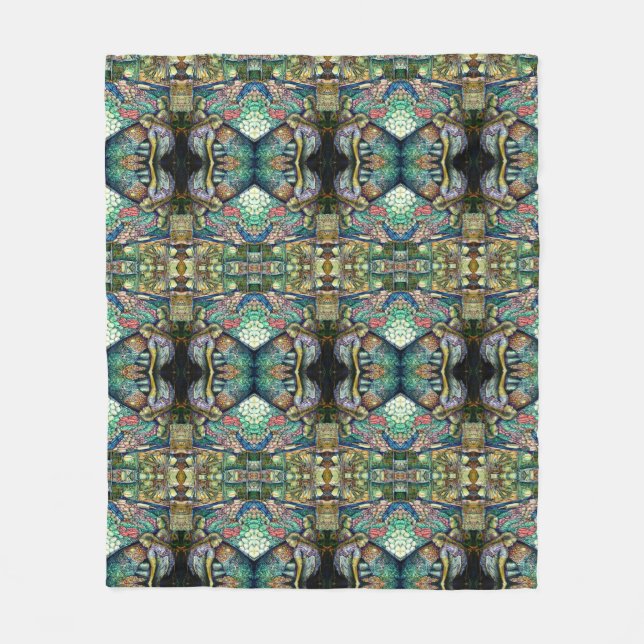 Enceladus Fleece Blanket (Front)