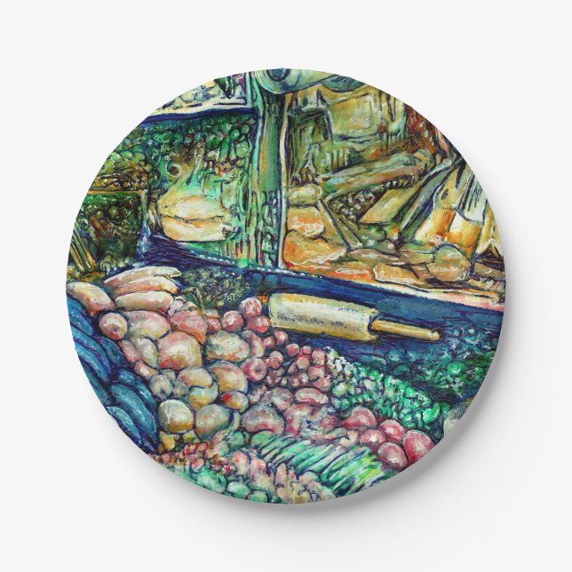 Enceladus Paper Plates (Front)