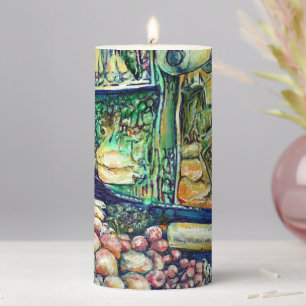 Enceladus Pillar Candle