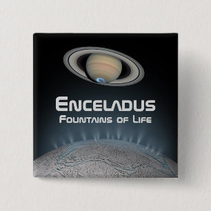 Enceladus Saturn Moon Fountains of Life Button