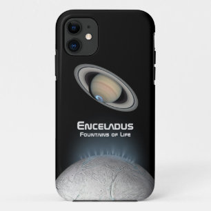 Enceladus Saturn Moon Fountains of Life iPhone 11 Case