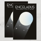 Enceladus Space Art. (Front/Back)