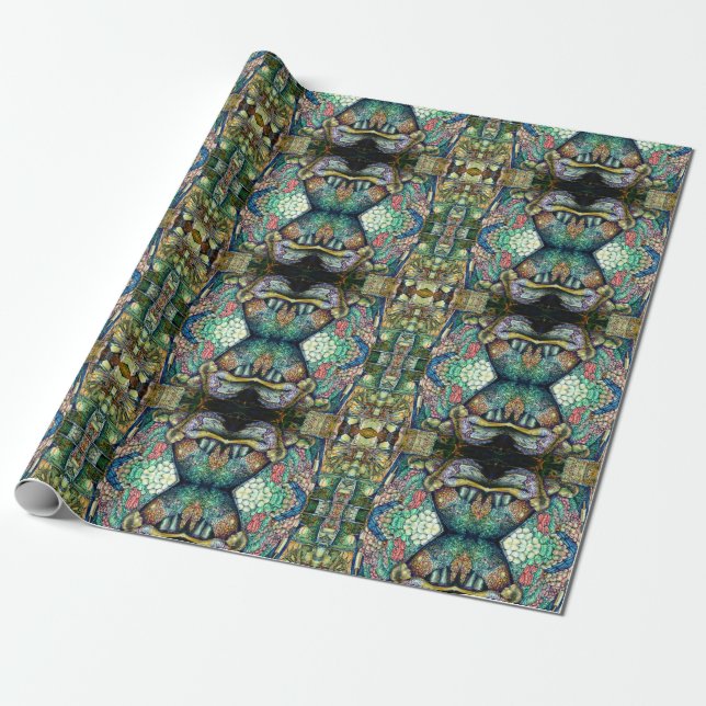 Enceladus Wrapping Paper (Unrolled)
