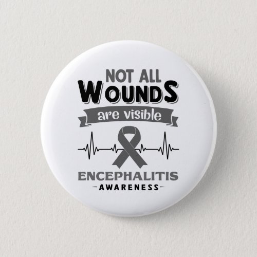 Encephalitis Awareness Month Ribbon Gifts Button