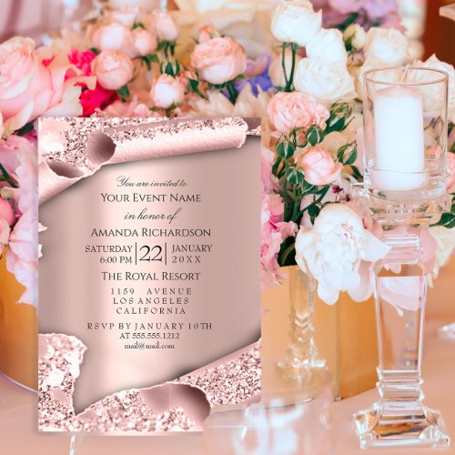 Enchant Your Guests with Sweet 16th  BridalShower Invitation