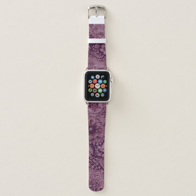 "Enchanted Amethyst"   Apple Watch Band (Front)
