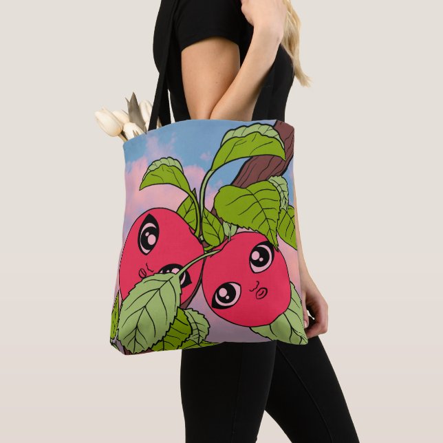 Enchanted Apples Tote (Close Up)