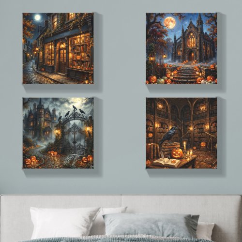  Enchanted Autumn Forest Canvas Print | Luxury F Photo Tile