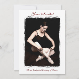 Enchanted Ballerina Dance Recital Invitation