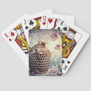 Enchanted Bee Garden Fantasy (10) Poker Cards