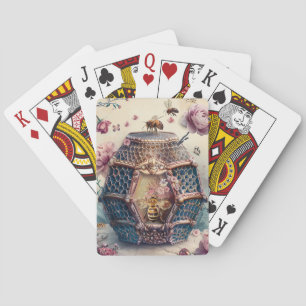 Enchanted Bee Garden Fantasy (11) Poker Cards