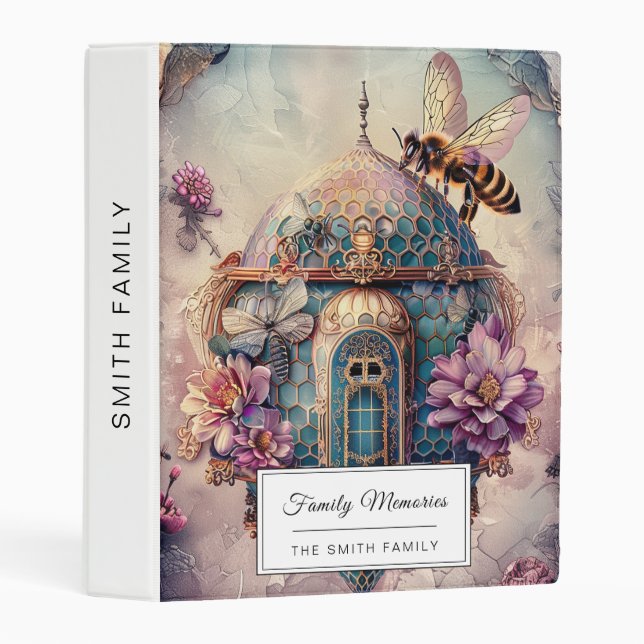 Enchanted Bee Garden Fantasy (2) Mini Binder (Front/Spine)