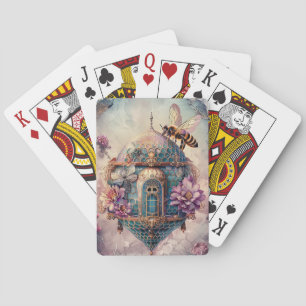 Enchanted Bee Garden Fantasy (2) Poker Cards