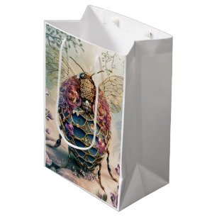 Enchanted Bee Garden Fantasy (4) Medium Gift Bag