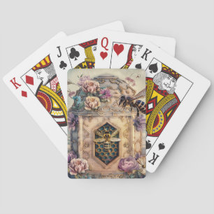 Enchanted Bee Garden Fantasy (5) Poker Cards
