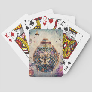 Enchanted Bee Garden Fantasy (6) Poker Cards