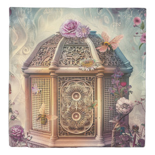 Enchanted Bee Garden Fantasy (9) Duvet Cover