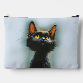 Enchanted Black Cat Accessory Pouch