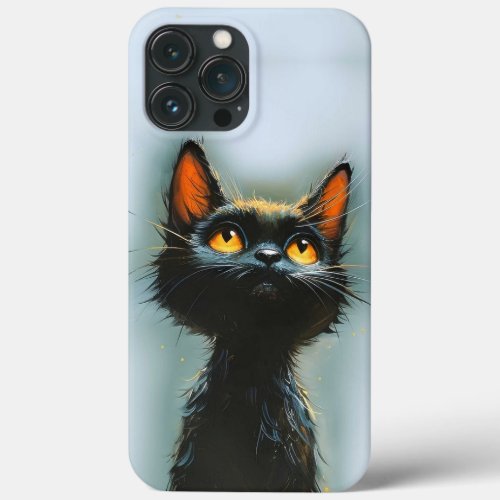 Enchanted Black Cat iPhone 13 Pro Max Case