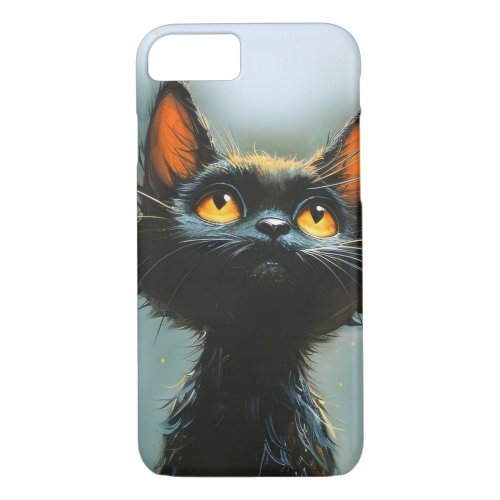 Enchanted Black Cat iPhone 87 Case