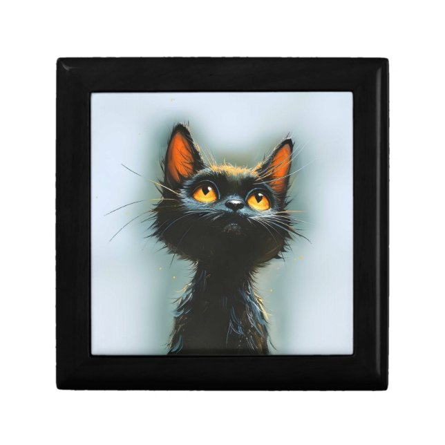 Enchanted Black Cat Gift Box (Front)