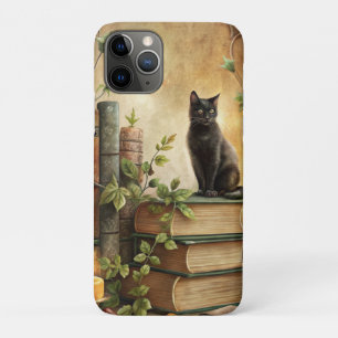 Enchanted Black Cat Library iPhone 11 Pro Case