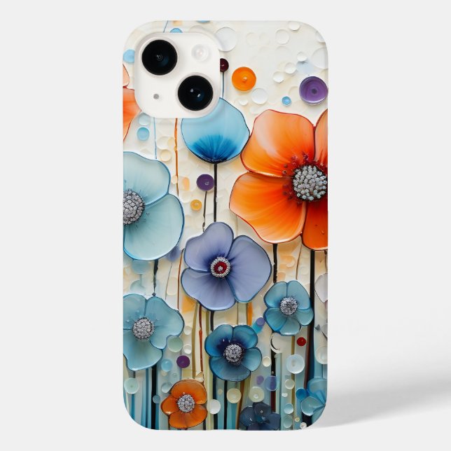 Enchanted Blossoming Meadow Wildflowers Case-Mate iPhone Case (Back)