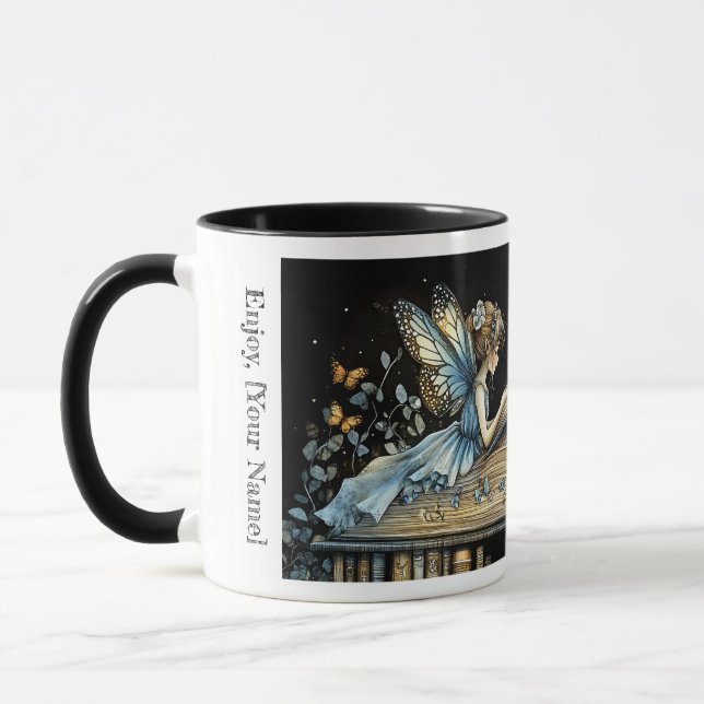 Enchanted Book Fairy Mug (Left)