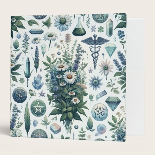Enchanted Botanica: Magical Herbs & Witchcraft 3 Ring Binder