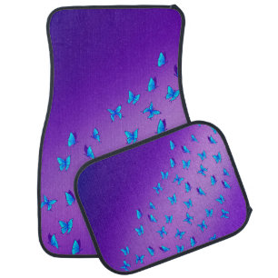 Enchanted Butterflies Blue Moon  Car Floor Mat