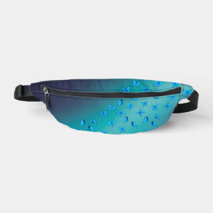 Enchanted Butterflies Green Fanny Pack