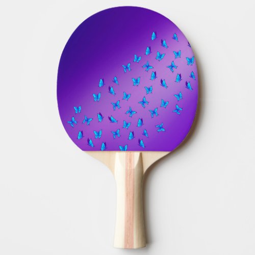 Enchanted Butterflies  Ping Pong Paddle