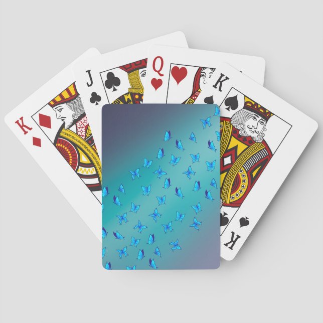 Enchanted Butterflies Playing Cards (Back)