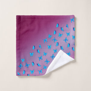 Enchanted Butterflies Wash Cloth