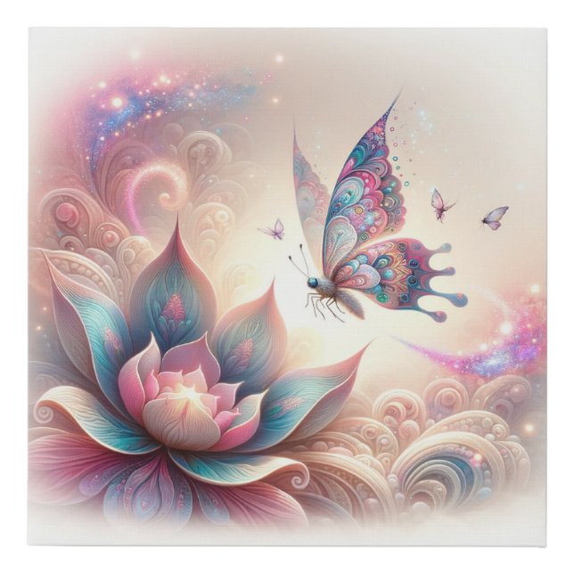 Enchanted Butterfly Canvas Art (Front)