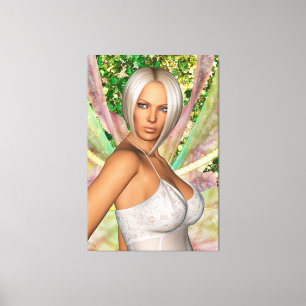 Enchanted Butterfly Fairy Canvas Print